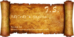 Török Stella névjegykártya